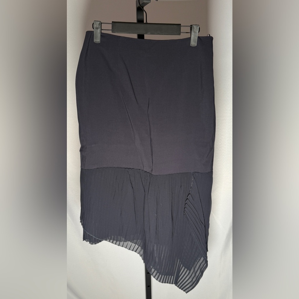 Salvatore Ferragamo Asymmetrical Black Skirt